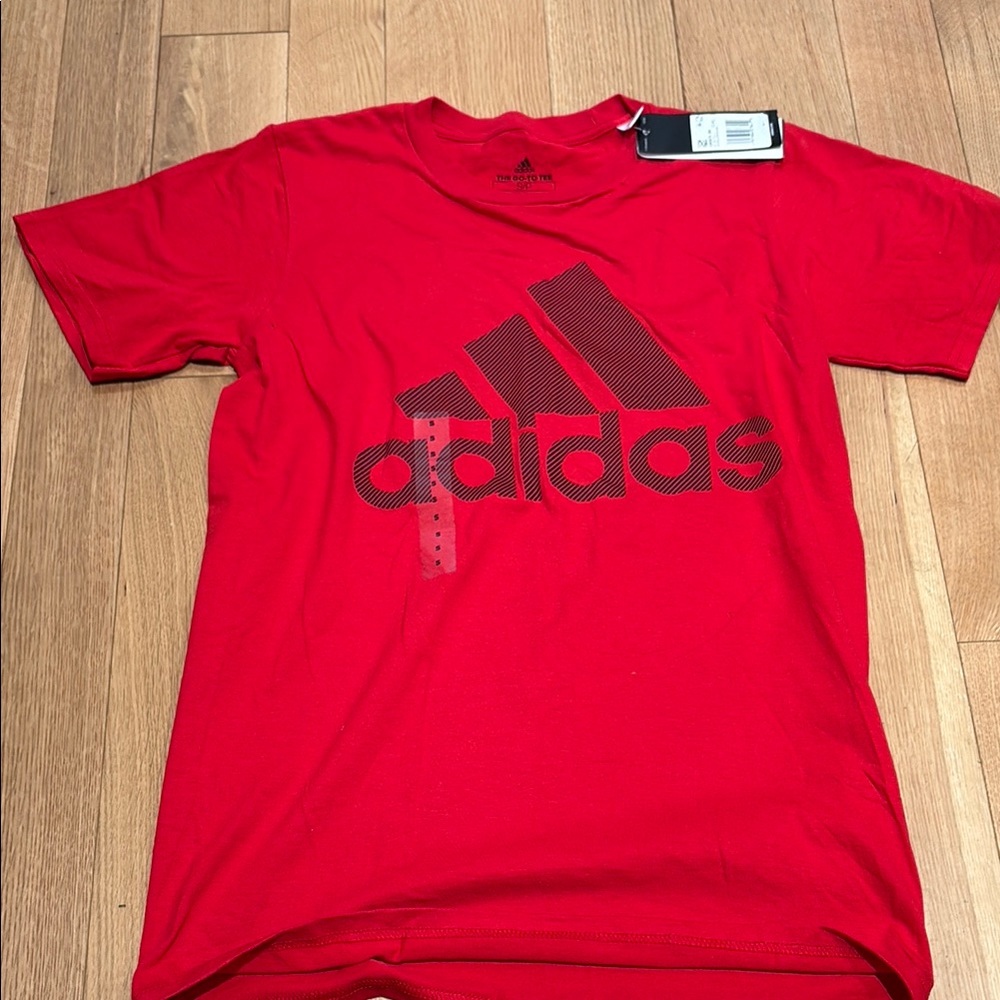 Adidas Men's Red T-Shirt